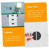 IWOWHERO 2pcs Drawer Pull Handles Semicircle Cabinet Pulls Space Aluminum Knobs for Dresser Cabinet Drawer view 3