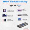 Poyiccot USB C Female to USB Female Adapter, Type C to Type A Adapter 3.2 with LED Digital Display, 10Gbps Data Sync & Charging Converter Compatible with iPhone, Galaxy, Laptop, 2-Pack view 4