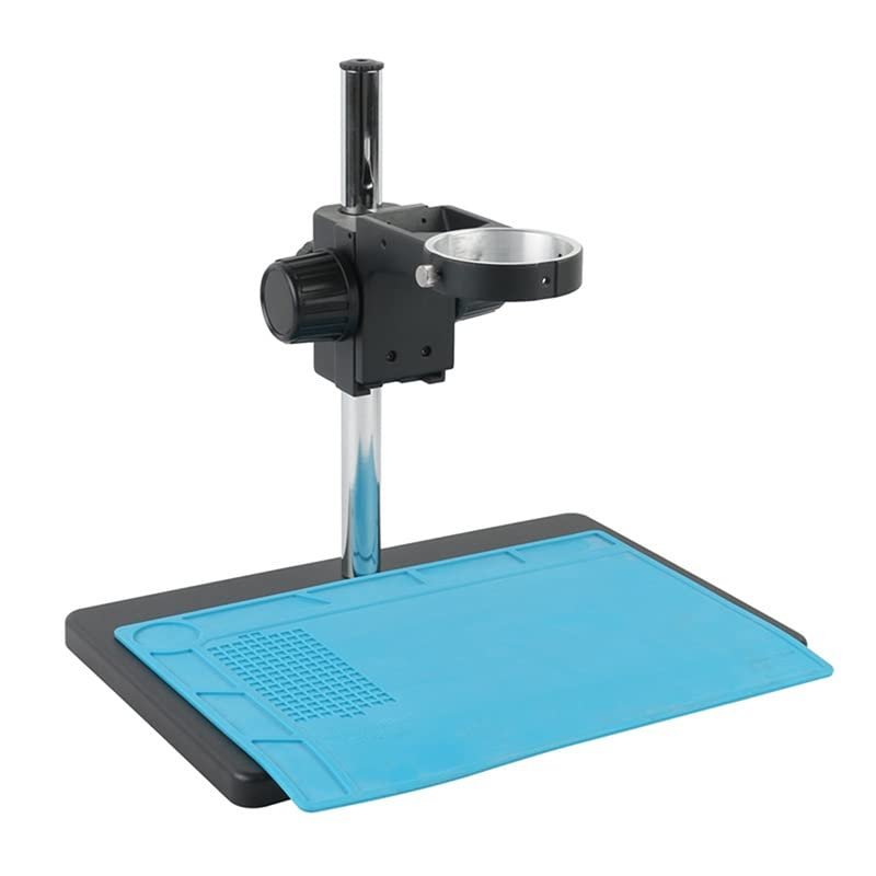 Microscope Observation Lab Adjustable Boom Table Working Stand Holder 76mm Ring Holder Adjustable Metal Arm(3)