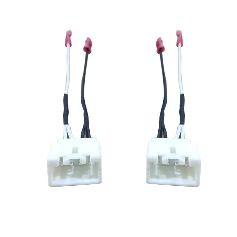 Edinstry Car 2Pcs Speaker Connector for Mazda for Ford for Lincoln Wire Harness Adapter Connector