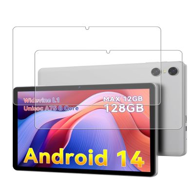 (2 Pack) Screen Protector for SVITOO P10 Android 14 Octa-Core Tablet 10 inch 2024,WUNIAK Tempered Glass Film Anti-Scratch High Touch Sensitivity.