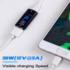 Poyiccot USB A to USB C Adapter 3.2, 10Gbps Type A Female to Type C Female Adapter with Digital Display, Both-Side Transmission Current/Voltage Real-time Display for Phone, MacBook, PC, 2-Pack view 2