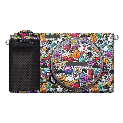 Alpha 6700 Camera Body Sticker Protective Skin Vinyl Film Decals Accessories for Sony A6700 (Graffiti White)