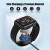 Critin Watch Charger for A-pple Watch, Suitable for A-pple W-atch Charging Cable Charger, Compatible with A-pple Series 9/8/7/6/5/Ultra/SE, Magnetic, USB Interface, 1m Data Cable -Black view 3