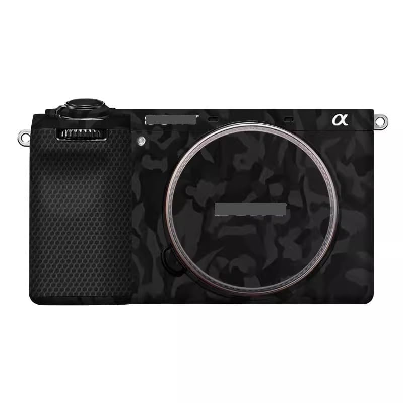 Alpha 6700 Camera Body Sticker Protective Skin Vinyl Film Decals Accessories for Sony A6700 (Shadow Camo Black)