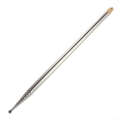 2.5M Whip Antenna, Stainless Steel Telescopic Whip Antenna, for PAC12 JPC-7 DIY Shortwave Antenna Radio, Retracted Length 33.8CM Radio Antennas(1PCS)