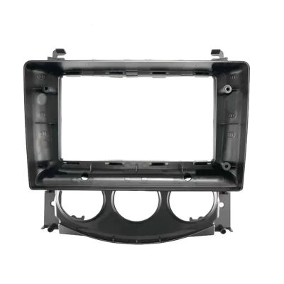 Car Front Side Air Outlet Vent Frame Trim Compatib 9 Inch Canbus Box Decoder Android Audio Dash Fitting Panel Kit Car Radio DVD Player Fascias Frame/Fit for Nissan 370Z 2009-2012 ABS Silver Car Stere
