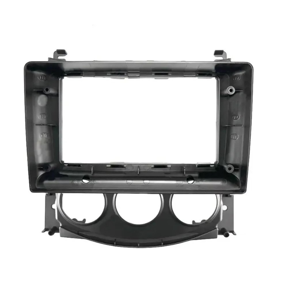 Car Front Side Air Outlet Vent Frame Trim Compatib 9 Inch Canbus Box Decoder Android Audio Dash Fitting Panel Kit Car Radio DVD Player Fascias Frame/Fit for Nissan 370Z 2009-2012 ABS Silver Car Stere