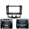 Car Front Side Air Outlet Vent Frame Trim Compatib 9 Inch Canbus Box Decoder Android Audio Dash Fitting Panel Kit Car Radio DVD Player Fascias Frame/Fit for Nissan 370Z 2009-2012 ABS Silver Car Stere view 2