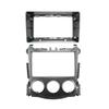 Car Front Side Air Outlet Vent Frame Trim Compatib 9 Inch Canbus Box Decoder Android Audio Dash Fitting Panel Kit Car Radio DVD Player Fascias Frame/Fit for Nissan 370Z 2009-2012 ABS Silver Car Stere view 3