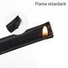 EASYFA 6mm PET Braid Sleeving, High Density Cable Sheath Wrap Cable Protector Braid Sleeves for Wires Cable Protection(Orange,30 Meters) view 4