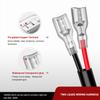 Edinstry 2PCS 16 AWG 10 Feet Wiring Harness Extension Kit Driving Fog Light Boat Lighting for LED Work Light Bar Led Pods Off Road Lights view 4