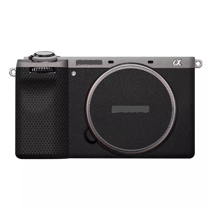 Alpha 6700 Camera Body Sticker Protective Skin Vinyl Film Decals Accessories for Sony A6700 (Titaniumtop+Frosted Black)