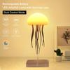 Led Cute Jellyfish Night Light, Jelly Fish Lamp, RGB Gradient Cute Jellyfish Bedside Lamp Voice Control Light Rechargeable, Type-C Table Lamp Bedside Lamp with Touch Sensor Lamp for Bedroom view 2