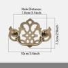 BLHSHLB Kitchen Cabinet Handles Antique Furniture Handles Vintage Pull Handles, Antique Brass Handles, Cabinet Closet Pull Wardrobe Drawer Furniture Hardware Accessories Handle 1 Pieces view 3