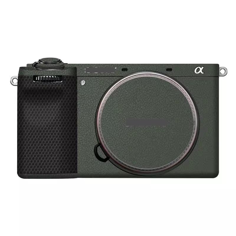 Alpha 6700 Camera Body Sticker Protective Skin Vinyl Film Decals Accessories for Sony A6700 (Leather Green)