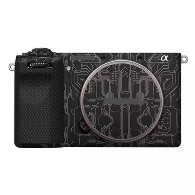 Alpha 6700 Camera Body Sticker Protective Skin Vinyl Film Decals Accessories for Sony A6700 (Circuit Titanium)