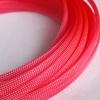 EASYFA PET Braided Wire Sleeve 2 to 14mm Tight High Density Cable Protection Expandable UV, Cable Sleeve Split Sleeving(UV Pink,12MM*1 Meter) view 1