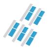 5 sets Plastic Sided Adhesive Stickers Slide Mount Adhesive Strips for Privacy Screen view 2