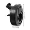 UKCOCO Boat Hatch Latch 4 Pcs Flush Pull Round Slam Locks with Recessed Handle for Boat Deck Access Rv Cabinet Hardware Compact 2.4 Inch view 2
