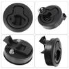 UKCOCO Boat Hatch Latch 4 Pcs Flush Pull Round Slam Locks with Recessed Handle for Boat Deck Access Rv Cabinet Hardware Compact 2.4 Inch view 4