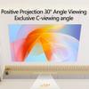 GJPXFR 4K HD Anti-Light Projector Screen, 100" 84" 72" 60" Manual Frameless Projection Screen, 4:3 Home Theater Movie Screen, Wrinkle Free(4:3(100inch)) view 3