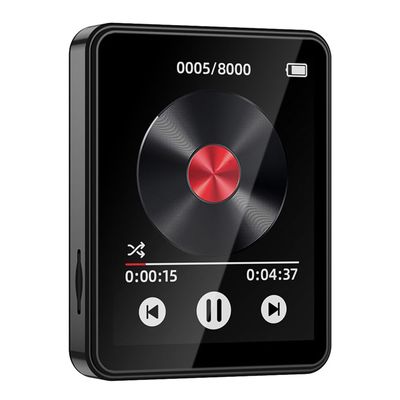 ACAGALA MP3 & MP4 Player with Speaker 2.4 Inch Full Touch Screen BT5.0 with Built-in Speaker Supports E-Book Reading and High Clear Video Playback USB Mini Mp3 Player