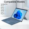 mobee Type Cover for Microsoft Surface Pro 7+/ Pro 7 / Pro 6 / Pro 5 / Pro 4 / Pro 3, Bluetooch Type Keyboard with Multi-Touch Trackpad, Ultra Silm (Cobalt Blue with Backlit) view 2