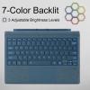 mobee Type Cover for Microsoft Surface Pro 7+/ Pro 7 / Pro 6 / Pro 5 / Pro 4 / Pro 3, Bluetooch Type Keyboard with Multi-Touch Trackpad, Ultra Silm (Cobalt Blue with Backlit) view 4