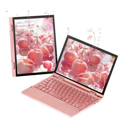 2-in-1 Mini Laptop: 10.95" 2K FHD IPS Touchscreen, Alder Lake N95, 16GB DDR5 RAM, Ultra-Thin Metal Body, Win 11 Pro PC, Full-Function Type-C, Cooling Fan, Fingerprint, Backlit Keyboard (16G+1T SSD)