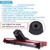 18mm HD Car Third Roof Top Mount Brake Light 3 Rear View Camera Parking Safety Assistant System, Night Vision Waterproof for Ford Transit Connect 2014-2017 Stop lamp Transporter Business MPV SUV Bus view 4