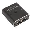 2.5G 5G Network Bidirection Switch, 2 Port Multi Gigabit Ethernet Network Switch, 1000Mbps RJ45 Internal External Networking Switcher Adapter view 1