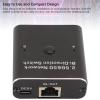 2.5G 5G Network Bidirection Switch, 2 Port Multi Gigabit Ethernet Network Switch, 1000Mbps RJ45 Internal External Networking Switcher Adapter view 4