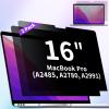ANTOGOO V 2 Pack Privacy Screen Compatible with MacBook Pro 16 Inch Screen Protector (2021-2024, M1, M2, M3, M4), Anti Blue Light Glare & Anti Scratch Computer Privacy Shield for Mac Pro 16.2" view 1