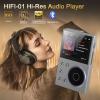 MP3 Player with Bluetooth 5.3, Lossless DSD FLAC HD HiFi Portable Music Player for Sports Running, 2.4in HD Screen, ALPS Scroll Control, 10H Music Playback, 256GB Support view 2