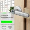 HIONJIN Fingerprint with 2 Keys Lock for Indoor Smart Keyless Security Entry Home Office Door Handle Smart Lock(E) view 3