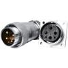 1PC aviation plug socket WS32-4-6-8-10-11-12P13 pin 19 core TQ/KZ (WS32-19 Core (male)) view 1