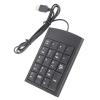 Naroote USB Numeric Keypads, Mini USB Keypad Portable Mini USB Numeric Keypad Number Keyboard Number Pad Numeric Keypad for Laptop view 4