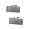 ARTIBETTER 2pcs Modern Cabinet Handles Recessed Drawer Pulls Flat Door Handles for Wardrobe Dresser Closet Brushed view 1