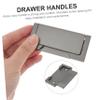 ARTIBETTER 2pcs Modern Cabinet Handles Recessed Drawer Pulls Flat Door Handles for Wardrobe Dresser Closet Brushed view 3
