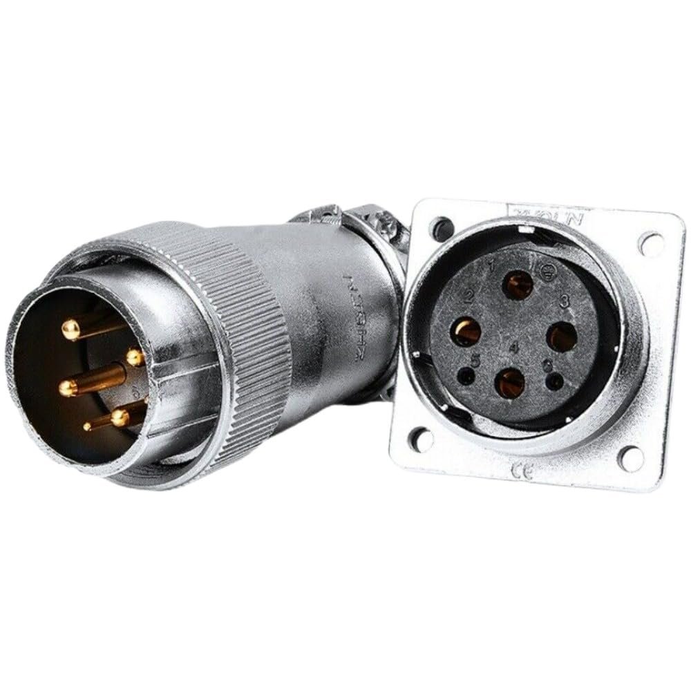 1PC aviation plug socket WS32-4-6-8-10-11-12P13 pin 19 core TQ/KZ (WS32-12 Core (female))