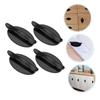 TOBBOMEY 4pcs Self-Stick Adhesive Cabinet Pull Handles Easy to Install Knobs for Dresser Closet and Cupboard Strong Bonding Elegant Design view 4