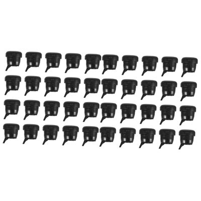 Mikikit 40pcs Strain Relief Cable Gland Connectors Cord Connectors for Neat Wiring Protects Wires from Wear for Electrical Equipment Junction Boxes