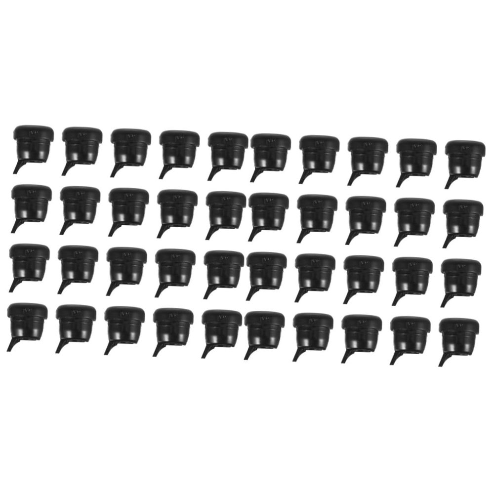 Mikikit 40pcs Strain Relief Cable Gland Connectors Cord Connectors for Neat Wiring Protects Wires from Wear for Electrical Equipment Junction Boxes