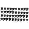 Mikikit 40pcs Strain Relief Cable Gland Connectors Cord Connectors for Neat Wiring Protects Wires from Wear for Electrical Equipment Junction Boxes view 1