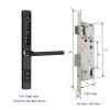 HIONJIN Remote Control Waterproof Smart Fingerprint Password Lock for Outdoor Push Pull Sliding Door(D) view 4