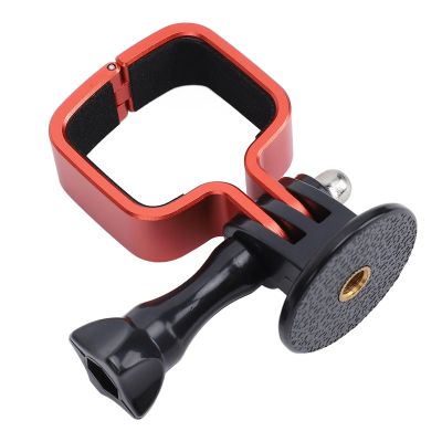 Akozon Action Camera Frame Mount Housing Case Replacement Stable Scratch Aluminum Alloy Universal Frame Holder Mount 3 (Red)