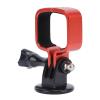 Akozon Action Camera Frame Mount Housing Case Replacement Stable Scratch Aluminum Alloy Universal Frame Holder Mount 3 (Red) view 3
