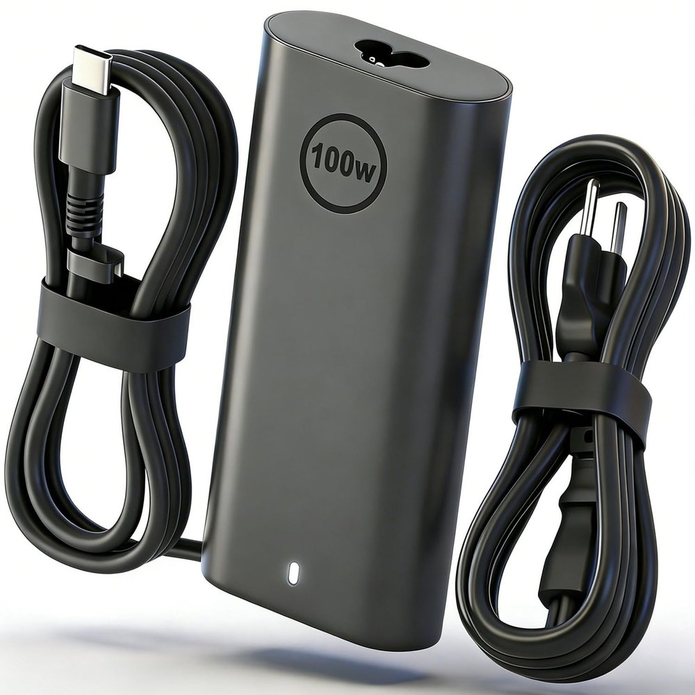 100W USB C Laptop Charger for Dell Precision & Latitude, Type-C AC Adapter Power Supply for Precision 5680 3580 3581, Latitude 5340 5440 5540 7340 7640, XPS 14 9440