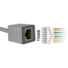 SPX Plug to RJ45 Satellite Internet Cable Adapter, 1200mbps Transfer Rate Kit, for Gen3 (V3) Rectangular Satellite view 2